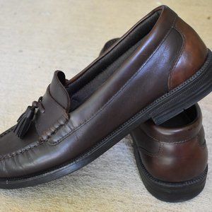 Nunn Bush Tassel Loafer Slip On Size 11.5 11 1/2 Brown Leather 85601-02